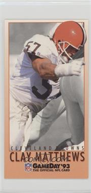 1993 Fleer GameDay - [Base] #423 - Clay Matthews