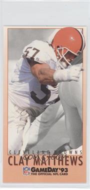 1993 Fleer GameDay - [Base] #423 - Clay Matthews