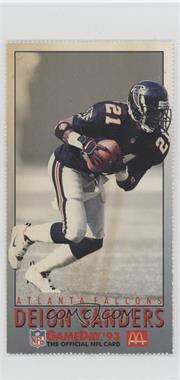 1993 Fleer McDonald's NFL GameDay - [Base] #MCD1.1 - Deion Sanders (Dark Jersey) [Poor to Fair]