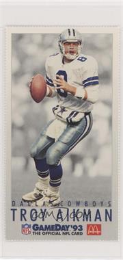 1993 Fleer McDonald's NFL GameDay - [Base] #MCD3.5 - Troy Aikman