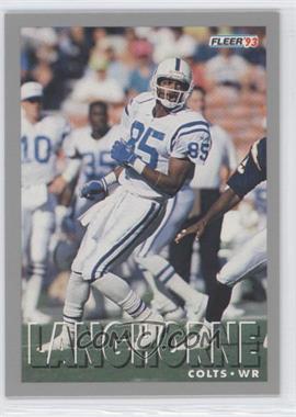 1993 Fleer Shell FACT (Football & Academics: A Championship Team) - [Base] #12 - Reggie Langhorne