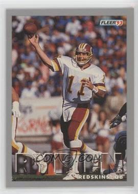 1993 Fleer Shell FACT (Football & Academics: A Championship Team) - [Base] #30 - Mark Rypien