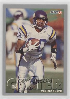 1993 Fleer Shell FACT (Football & Academics: A Championship Team) - [Base] #47 - Cris Carter