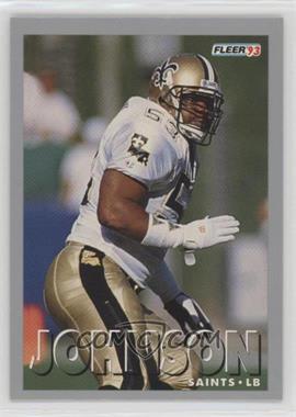 1993 Fleer Shell FACT (Football & Academics: A Championship Team) - [Base] #49 - Vaughan Johnson