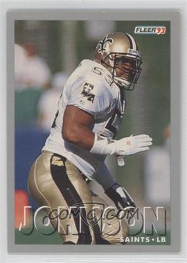 1993 Fleer Shell FACT (Football & Academics: A Championship Team) - [Base] #49 - Vaughan Johnson