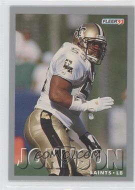 1993 Fleer Shell FACT (Football & Academics: A Championship Team) - [Base] #49 - Vaughan Johnson