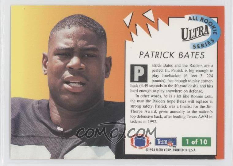 1993 Fleer Ultra All Rookie Series 1 Patrick Bates