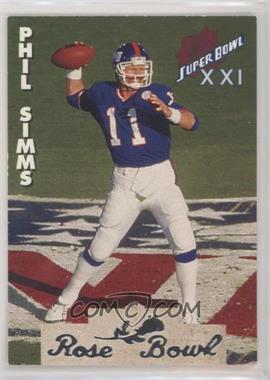 1993 Heads & Tails Team NFL Super Bowl XXVII - [Base] #SB11 - Phil Simms
