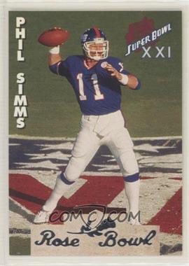 1993 Heads & Tails Team NFL Super Bowl XXVII - [Base] #SB11 - Phil Simms