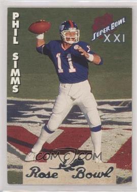 1993 Heads & Tails Team NFL Super Bowl XXVII - [Base] #SB11 - Phil Simms