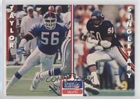 Lawrence Taylor, Mike Singletary [EX to NM]