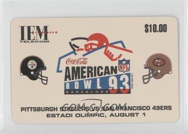 1993 IEM Telecom American Bowl Phone Cards - Prototypes #ABBA - American Bowl 93: Barcelona