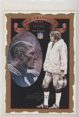 1993 NFL Properties Commemorative Collector Cards - [Base] - Limited Edition #III - Y.A. Tittle, Ken Stabler /1100