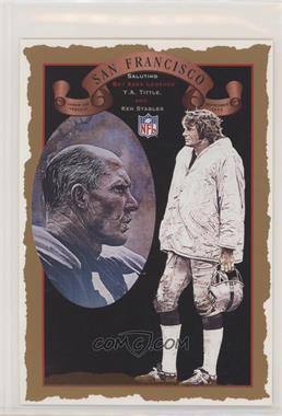 1993 NFL Properties Commemorative Collector Cards - [Base] - Limited Edition #III - Y.A. Tittle, Ken Stabler /1100