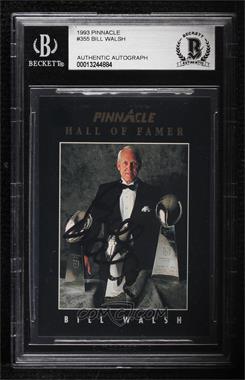 1993 Pinnacle - [Base] #355 - Bill Walsh [BAS BGS Authentic]