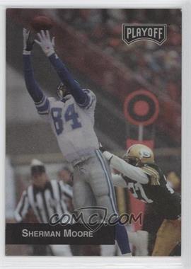 1993 Playoff - [Base] #218.2 - Herman Moore (Error: "Sherman" on Front)