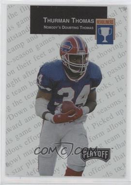 1993 Playoff - The Headliners Redemptions #H-5 - Thurman Thomas