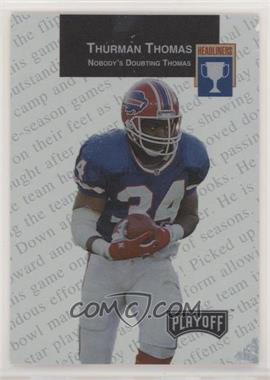 1993 Playoff - The Headliners Redemptions #H-5 - Thurman Thomas