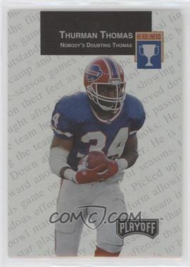 1993 Playoff - The Headliners Redemptions #H-5 - Thurman Thomas