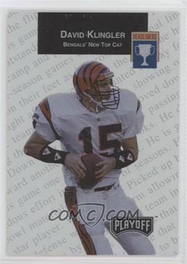 1993 Playoff - The Headliners Redemptions #H-6 - David Klingler [EX to NM]