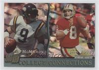 Jim McMahon, Steve Young [EX to NM]