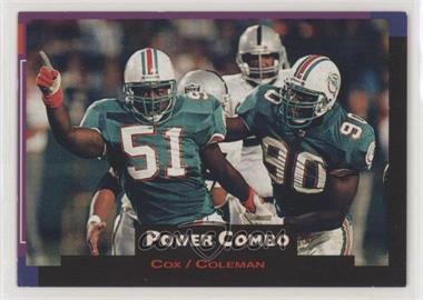 1993 Pro Set Power - Power Combos PC #PC7 - Bryan Cox, Marco Coleman