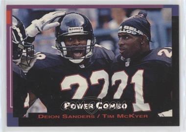 1993 Pro Set Power - Power Combos #4 - Deion Sanders, Tim McKyer [EX to NM]