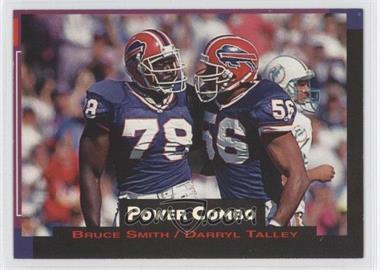 1993 Pro Set Power - Power Combos #5 - Bruce Smith, Darryl Talley