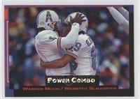 Warren Moon, Webster Slaughter