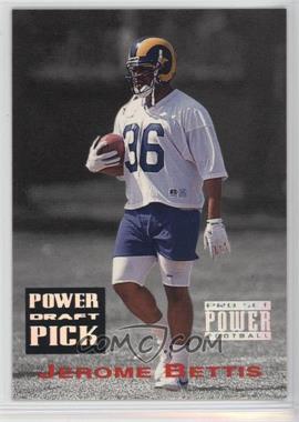 1993 Pro Set Power - Power Draft Picks - Gold #PDP14 - Jerome Bettis