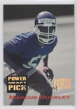 1993 Pro Set Power - Power Draft Picks - Gold #PDP19 - Marcus Buckley