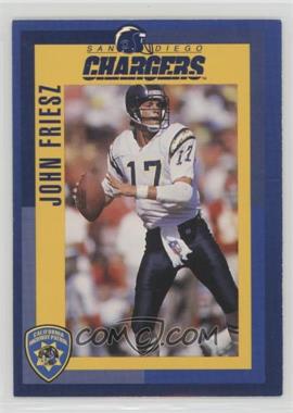 1993 San Diego Chargers California Highway Patrol - [Base] #3 - John Friesz [Noted]