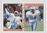 Warren Moon, Haywood Jeffires