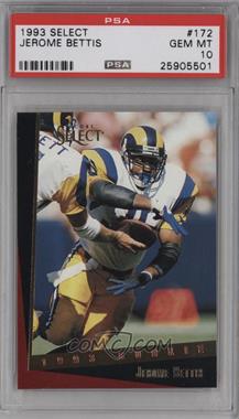 1993 Score Select - [Base] #172 - Jerome Bettis [PSA 10 GEM MT]