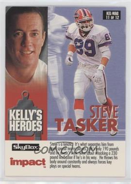 1993 Skybox Impact - Kelly's Heroes/Magic's Kingdom #KEL/MAG 11 - Jim Kelly, Magic Johnson, Steve Tasker, Elvis Patterson