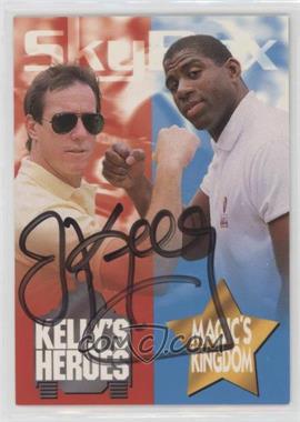 1993 Skybox Impact - Kelly's Heroes/Magic's Kingdom #KEL/MAG 1.2 - Jim Kelly, Magic Johnson (Jim Kelly Autograph)