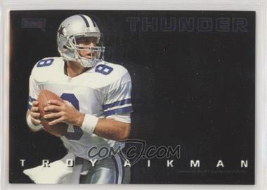 1993 Skybox Premium - Thunder & Lightning #TL6 - Troy Aikman, Michael Irvin [EX to NM]