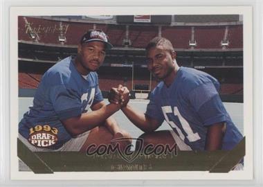 1993 Topps - [Base] - Gold #275 - Michael Strahan, Marcus Buckley