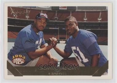 1993 Topps - [Base] - Gold #275 - Michael Strahan, Marcus Buckley