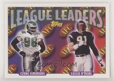 1993 Topps - [Base] #218 - Clyde Simmons, Leslie O'Neal