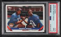 Michael Strahan, Marcus Buckley [PSA 9 MINT]