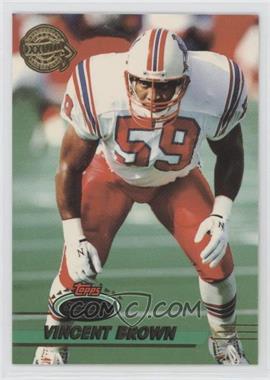 1993 Topps Stadium Club - [Base] - Super Teams Redeemed Super Bowl XXVIII #55 - Vincent Brown