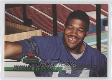 1993 Topps Stadium Club - [Base] #384.1 - Michael Strahan