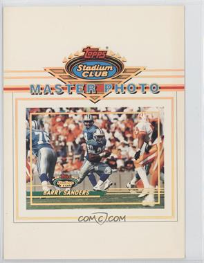 1993 Topps Stadium Club - Master Photos Prizes Series One #2 - Barry Sanders [Noted]