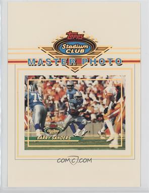 1993 Topps Stadium Club - Master Photos Prizes Series One #2 - Barry Sanders [Noted]