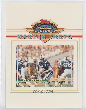 1993 Topps Stadium Club - Master Photos Prizes Series One #9 - Jeff George