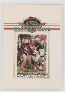 1993 Topps Stadium Club - Master Photos Redemptions - Series One #_STYO - Steve Young