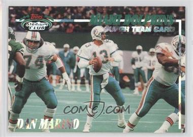 1993 Topps Stadium Club - Super Teams #MD - Miami Dolphins (Dan Marino)