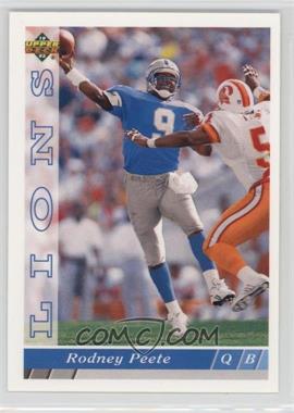 1993 Upper Deck - [Base] #372 - Rodney Peete