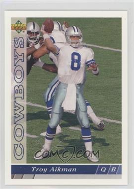 1993 Upper Deck Dallas Cowboys - [Base] #D23 - Troy Aikman